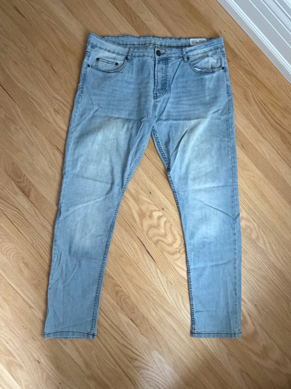 Men’s Light Blue Stretch Denim Jeans